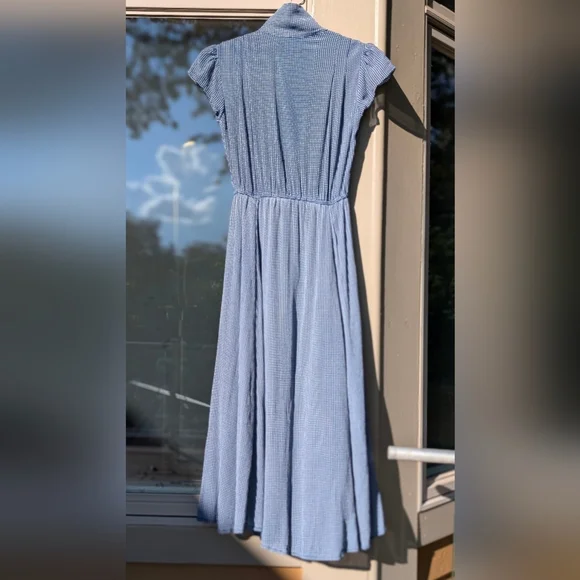 Urban Outfitters Navy Cap Sleeve Dress Size XS - Picture 6 of 11